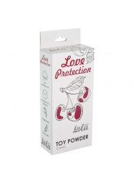 Пудра для игрушек Love Protection с ароматом вишни - 30 гр. - Lola Games - купить с доставкой в Екатеринбурге