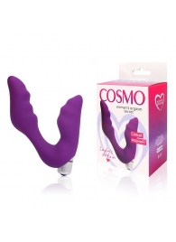 Фиолетовый вибромассажер Сosmo - 12,7 см. - Cosmo