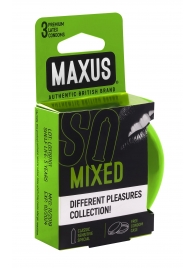 Презервативы в железном кейсе MAXUS Mixed - 3 шт. - Maxus - купить с доставкой в Екатеринбурге