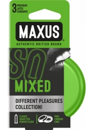Презервативы в железном кейсе MAXUS Mixed - 3 шт. - Maxus - купить с доставкой в Екатеринбурге