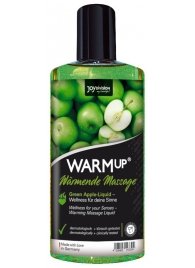 Массажное масло WARMup Green Apple с ароматом яблока - 150 мл. - Joy Division - купить с доставкой в Екатеринбурге