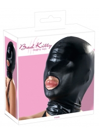 Черная эластичная маска на голову с отверстием для рта - Orion - купить с доставкой в Екатеринбурге