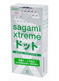 Презервативы Sagami Xtreme Type-E с точками - 10 шт. - Sagami - купить с доставкой в Екатеринбурге