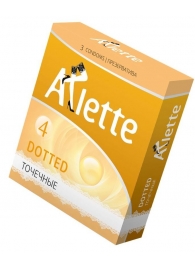 Презервативы Arlette Dotted с точечной текстурой - 3 шт. - Arlette - купить с доставкой в Екатеринбурге
