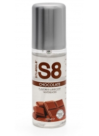 Смазка на водной основе S8 Flavored Lube со вкусом шоколада - 125 мл. - Stimul8 - купить с доставкой в Екатеринбурге