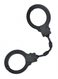 Черные силиконовые наручники A-Toys без ключа - A-toys - купить с доставкой в Екатеринбурге