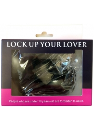 Черные меховые наручники Love с ключиками - Baile - купить с доставкой в Екатеринбурге