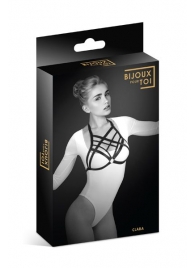 Черная упряжь на грудь Clara - Bijoux Pour Toi - купить с доставкой в Екатеринбурге