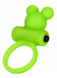 Зеленое виброкольцо на пенис A-Toys - A-toys - в Екатеринбурге купить с доставкой