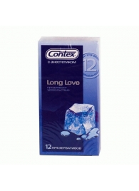 Презервативы с продлевающей смазкой Contex Long Love - 12 шт. - Contex - купить с доставкой в Екатеринбурге