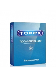 Презервативы Torex  Продлевающие  с пролонгирующим эффектом - 3 шт. - Torex - купить с доставкой в Екатеринбурге