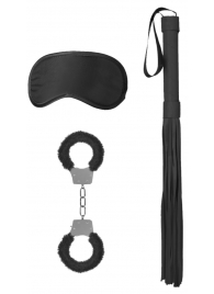 Черный набор для бондажа Introductory Bondage Kit №1 - Shots Media BV - купить с доставкой в Екатеринбурге