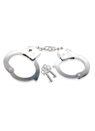 Металлические наручники Beginner s Metal Cuffs - Pipedream - купить с доставкой в Екатеринбурге