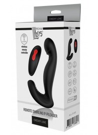 Черный вибромассажер простаты SWIRLING P-PLEASER - Dream Toys - в Екатеринбурге купить с доставкой