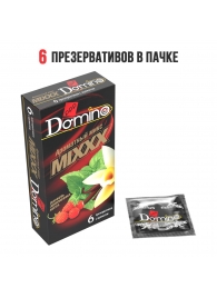 Ароматизированные презервативы DOMINO  Ароматный микс  - 6 шт. - Domino - купить с доставкой в Екатеринбурге