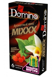Ароматизированные презервативы DOMINO  Ароматный микс  - 6 шт. - Domino - купить с доставкой в Екатеринбурге