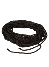 Черная веревка для шибари BDSM Rope - 30 м. - California Exotic Novelties - купить с доставкой в Екатеринбурге