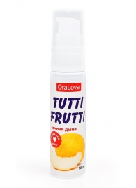 Гель-смазка Tutti-frutti со вкусом сочной дыни - 30 гр. - Биоритм - купить с доставкой в Екатеринбурге