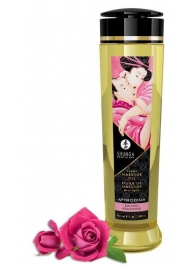 Массажное масло с ароматом розы Aphrodisia - 240 мл. - Shunga - купить с доставкой в Екатеринбурге