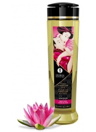 Массажное масло с ароматом цветов лотоса Amour - 240 мл. - Shunga - купить с доставкой в Екатеринбурге