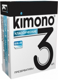 Классические презервативы KIMONO - 3 шт. - Kimono - купить с доставкой в Екатеринбурге