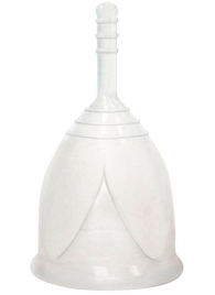 Белая менструальная чаша размера S - Тюльпан - купить с доставкой в Екатеринбурге