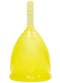 Желтая менструальная чаша размера L - Тюльпан - купить с доставкой в Екатеринбурге