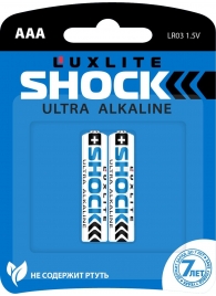 Батарейки Luxlite Shock (BLUE) типа ААА - 2 шт. - Luxlite - купить с доставкой в Екатеринбурге