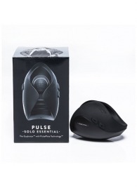 Черный инновационный мужской вибратор PULSE SOLO ESSENTIAL - Hot Octopuss - в Екатеринбурге купить с доставкой