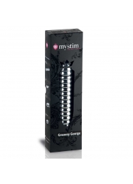 Рельефный фаллос для интенсивного электросекса Groovey George - 20 см. - MyStim - купить с доставкой в Екатеринбурге