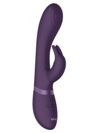 Фиолетовый вибромассажер-кролик Cato - 21,5 см. - Shots Media BV