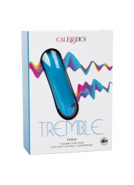 Голубой мини-вибратор Tremble Tickle - 12,75 см. - California Exotic Novelties