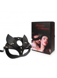Черная игровая маска с ушками - Notabu - купить с доставкой в Екатеринбурге