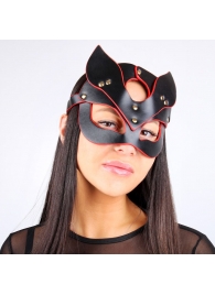 Черно-красная игровая маска с ушками - Bior toys - купить с доставкой в Екатеринбурге