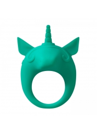 Зеленое эрекционное кольцо Unicorn Alfie - Lola Games - в Екатеринбурге купить с доставкой