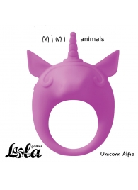 Фиолетовое эрекционное кольцо Unicorn Alfie - Lola Games - в Екатеринбурге купить с доставкой