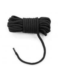 Черная верёвка для любовных игр - 10 м. - Lovetoy - купить с доставкой в Екатеринбурге