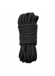 Черная верёвка для любовных игр - 10 м. - Lovetoy - купить с доставкой в Екатеринбурге