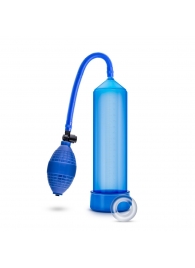 Синяя ручная вакуумная помпа Male Enhancement Pump - Blush Novelties - в Екатеринбурге купить с доставкой
