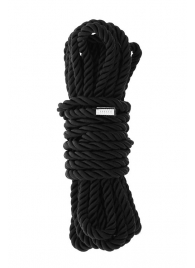 Черная веревка для шибари DELUXE BONDAGE ROPE - 5 м. - Dream Toys - купить с доставкой в Екатеринбурге