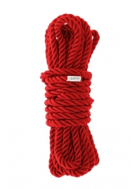 Красная веревка для шибари DELUXE BONDAGE ROPE - 5 м. - Dream Toys - купить с доставкой в Екатеринбурге