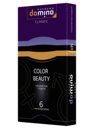 Разноцветные презервативы DOMINO Colour Beauty - 6 шт. - Domino - купить с доставкой в Екатеринбурге