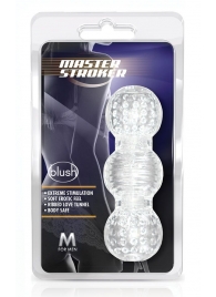 Прозрачный фигурный мастурбатор Master Stroker - Blush Novelties - в Екатеринбурге купить с доставкой