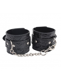 Черные наручники Be good Wrist Cuffs - Chisa - купить с доставкой в Екатеринбурге