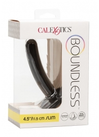 Черный анальный стимулятор Boundless 4.5” Slim Probe - 11,5 см. - California Exotic Novelties - купить с доставкой в Екатеринбурге