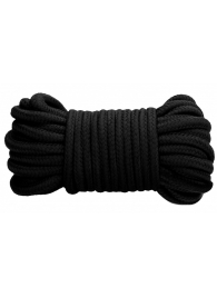 Черная веревка для связывания Thick Bondage Rope -10 м. - Shots Media BV - купить с доставкой в Екатеринбурге