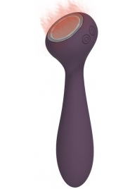 Фиолетовый вибратор с функцией нагрева PANACEA - 17,4 см. - Dream Toys