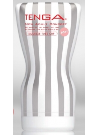 Мастурбатор TENGA Squeeze Tube Cup Soft - Tenga - в Екатеринбурге купить с доставкой