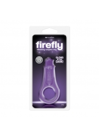 Фиолетовое эрекционное кольцо Firefly Couples Ring - NS Novelties - в Екатеринбурге купить с доставкой