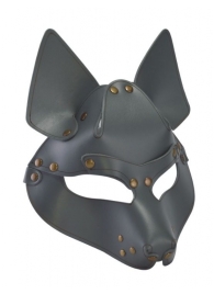 Серая маска Wolf с клепками - Sitabella - купить с доставкой в Екатеринбурге